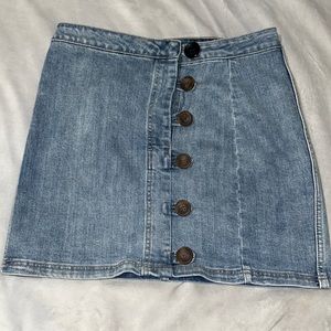 Wishlist mini jean skirt, size M